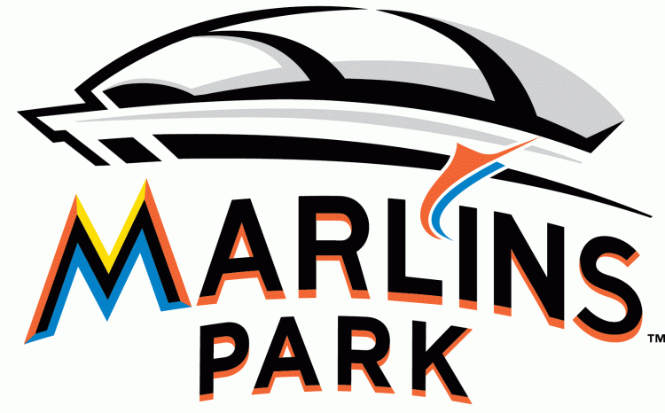 Miami Marlins 2012-Pres Stadium Logo iron on paper